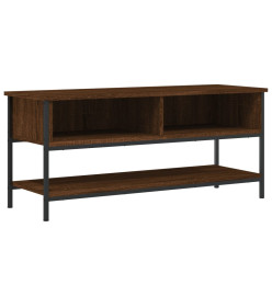 Meuble TV chêne marron 100x35x45 cm bois d'ingénierie