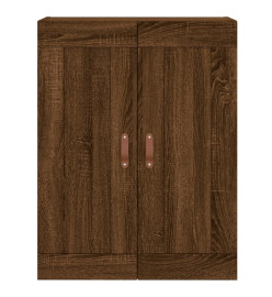 Armoire murale chêne marron 69,5x34x90 cm bois d'ingénierie