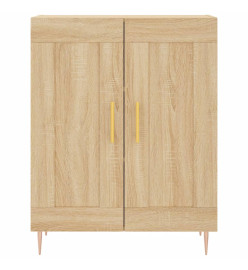 Buffet haut Chêne sonoma 69,5x34x180 cm Bois d'ingénierie