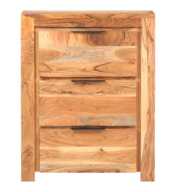 Buffet 59x33x75 cm Bois d'acacia massif