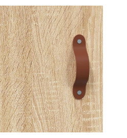 Armoires murales 2 pcs chêne sonoma bois d'ingénierie