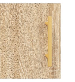 Armoires murales 2 pcs chêne sonoma bois d'ingénierie