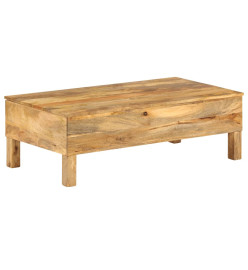 Table basse Bois de manguier massif 110 x 55 x 35 cm