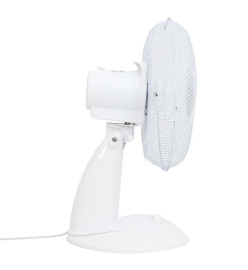 Ventilateur de table 3 vitesses 30 cm 40 W Blanc