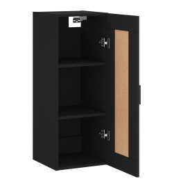 Armoire murale noir 34,5x34x90 cm bois d'ingénierie