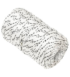 Corde de bateau tressé Blanc 2 mmx500 m Polyester