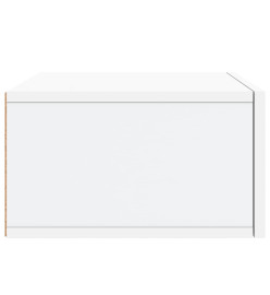 Tables de chevet murales 2 pcs blanc 35x35x20 cm