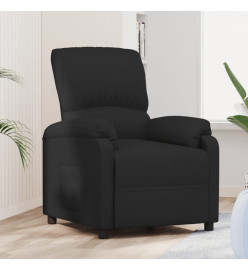 Fauteuil inclinable Noir Tissu