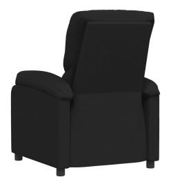 Fauteuil inclinable Noir Tissu