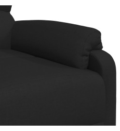 Fauteuil inclinable Noir Tissu