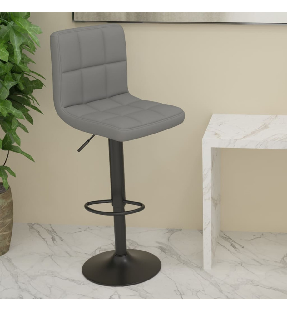 Tabouret de bar Gris clair Tissu