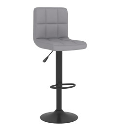 Tabouret de bar Gris clair Tissu