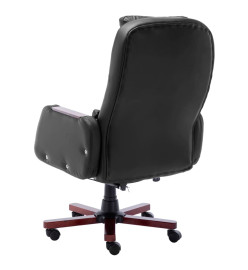 Chaise de bureau Noir Similicuir