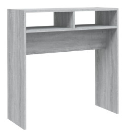 Table console Sonoma gris 78x30x80 cm Bois d'ingénierie