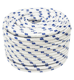 Corde de bateau Blanc 14 mm 100 m Polypropylène