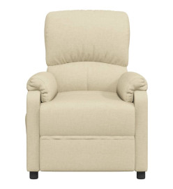 Fauteuil électrique de massage Crème Tissu