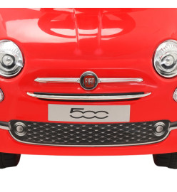 Voiture à chevaucher Fiat 500 Rouge