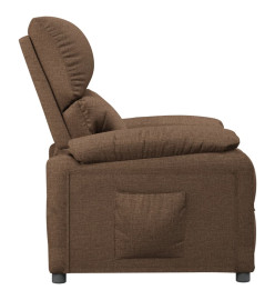 Fauteuil inclinable Marron Tissu