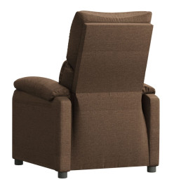 Fauteuil inclinable Marron Tissu