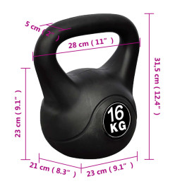 Kettlebell de 16 kg