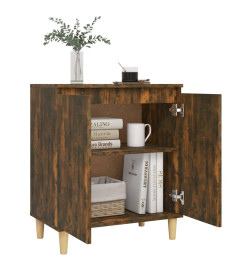 Buffet Chêne fumé 60x35x70 cm Bois d'ingénierie