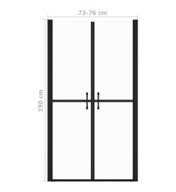 Porte de douche ESG transparent (73-76)x190 cm