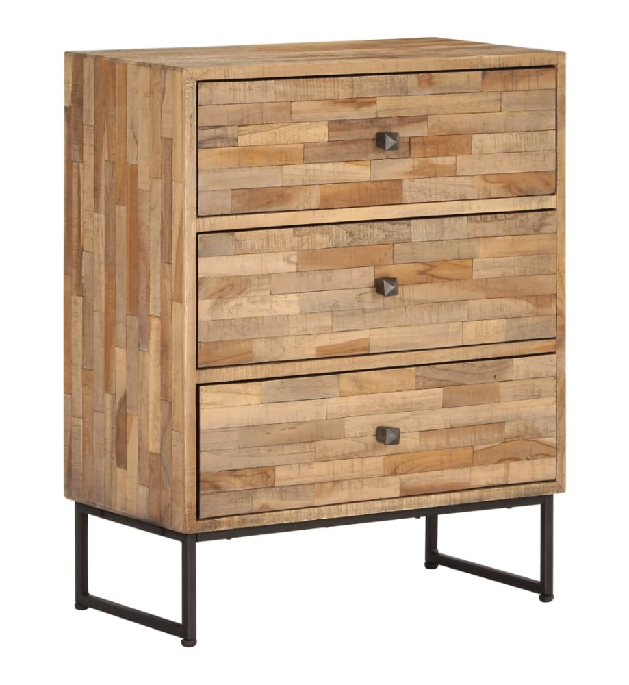 Buffet Bois de teck recyclé 60 x 30 x 75 cm