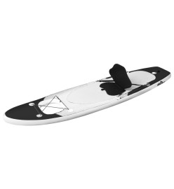 Ensemble de planche SUP gonflable Noir 360x81x10 cm