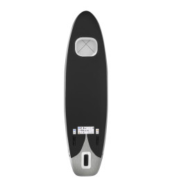 Ensemble de planche SUP gonflable Noir 360x81x10 cm