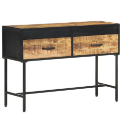 Table console 110x35x75 cm Bois de manguier brut