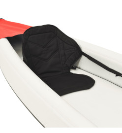 Kayak gonflable rouge 424x81x31 cm polyester