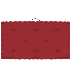 Coussin de plancher de palette Rouge bordeaux 73x40x7 cm Coton