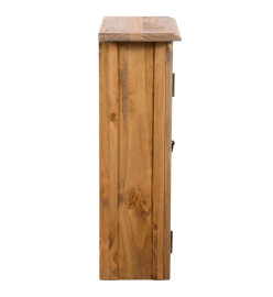 Armoire latérale de salle de bain Pin massif 42x23x70 cm