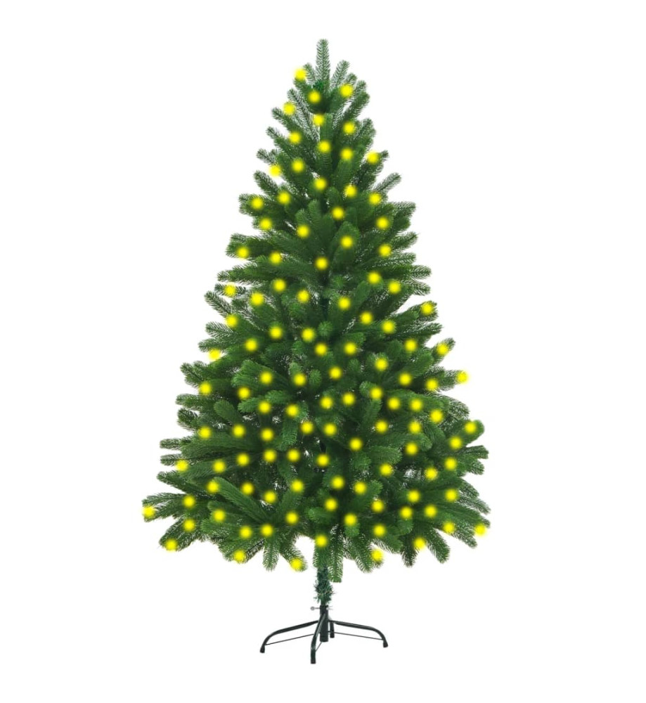 Arbre de Noël artificiel avec LED 210 cm Vert