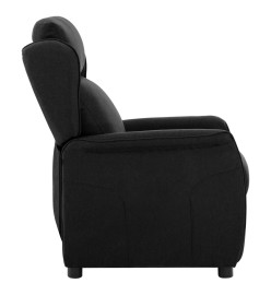 Fauteuil inclinable Noir Tissu