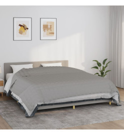 Couverture lestée Gris 220x260 cm 11 kg Tissu