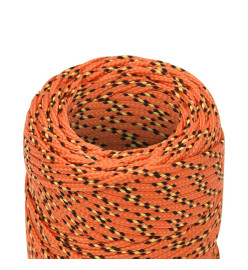 Corde de bateau Orange 2 mm 25 m Polypropylène