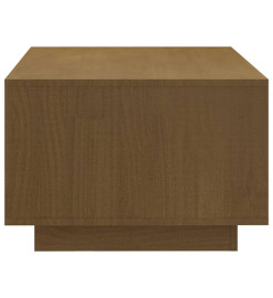 Table basse Marron miel 110x50x33,5 cm Bois de pin massif