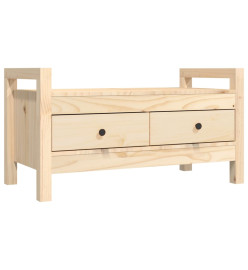 Banc d'entrée 80x40x43 cm Bois de pin massif