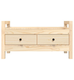 Banc d'entrée 80x40x43 cm Bois de pin massif