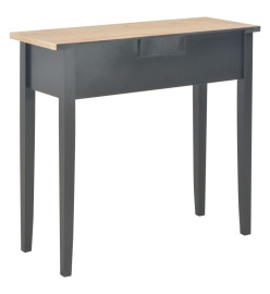 Table de console et coiffeuse Noir 79x30x74 cm Bois