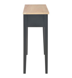 Table de console et coiffeuse Noir 79x30x74 cm Bois