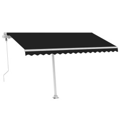 Auvent automatique sur pied 400x350 cm Anthracite