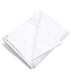 Bâche 260 g/m² 6x8 m Blanc PEHD