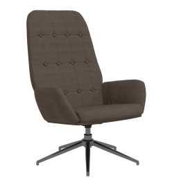 Chaise de relaxation Gris foncé Similicuir daim