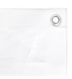 Bâche 260 g/m² 8x12 m Blanc PEHD