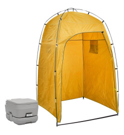 Toilette portable de camping avec tente 10+10 L