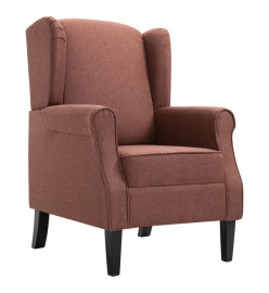 Fauteuil Marron Tissu