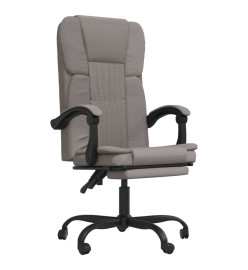 Fauteuil inclinable de bureau Taupe Tissu