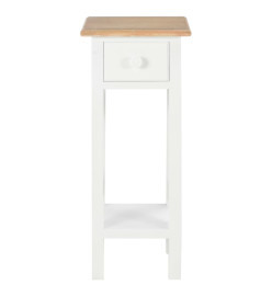 Table d'appoint Blanc 27 x 27 x 65,5 cm Bois